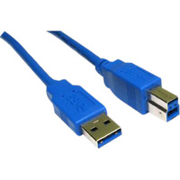 Cables Direct USB3-803BL USB Data Transfer Cable - 3 m - Shielding                                                                                                   