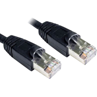 Cables Direct B6ST-701K 1 m Category 6 Network Cable for Network Device - First End: 1 x RJ-45 Male Network - Second End: 1 x RJ-45 Male Network - Patch Cable - Shie