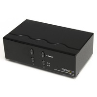 StarTech.com 2x2 VGA Matrix Video Switch Splitter with Audio - 2 x HD-15 VGA In                                                                                      
