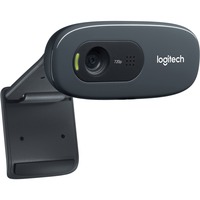 Fordi udbytte Juster Logitech C270 Webcam - 30 fps - Black - USB 2.0 - 1 Pack(s) - 3 Megapixel  Interpolated - 1280 x 720 Video - Fixed Focus - Widescreen - Microphone -  Computer, Notebook, Monitor - Filo CleanTech