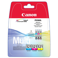 Canon CLI-521 Ink Cartridge - Cyan, Magenta, Yellow