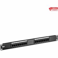 TRENDnet TC-P16C6 16 Ports Network Patch Panel - 16 x RJ-45 - 16 x RJ-11