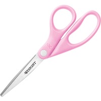 Westcott All Purpose Breast Cancer Awareness Scissors, 8 in, Pink