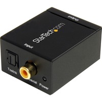 StarTech.com SPDIF Digital Coaxial or Toslink Optical to Stereo RCA Audio Converter - 1 x RCA Female Audio
