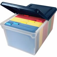 Advantus Extra capacity File Tote with Lid AVT55797