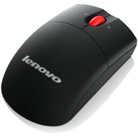 Lenovo 0A36188 Mouse - Radio Frequency - USB - Laser - 3 Buttons - Black - Wireless - 2.40 GHz - 1600 dpi - Tilt Wheel - Symmetrical
