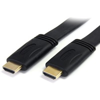 StarTech.com 5m Flat High Speed HDMI Cable with Ethernet - HDMI - 1 x HDMI Male Digital Audio/Video                                                                  
