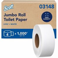 Scott High-Capacity Jumbo Roll Toilet Paper 03148 | Bulk Office Supply