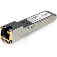 StarTech.com Cisco Compatible Gigabit RJ45 Copper SFP Transceiver Module - Mini-GBIC with Digital Diagnostics Monitoring - 1 x 10/100/1000Base-T LAN