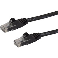 StarTech.com 2m Black Snagless Cat6 UTP Patch Cable - ETL Verified - 1 x RJ-45 Male Network - 1 x RJ-45 Male Network - Gold-plated Contacts - Black