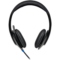 Logitech H540 Wired Stereo Headset - Over-the-head - Semi-open - Black