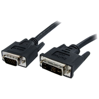 StarTech.com 2m DVI to VGA Display Monitor Cable M/M - DVI to VGA 15 Pin - 1 x DVI-A Male Video