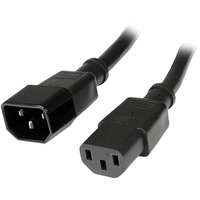 3ft (Feet) 14AWG Computer Monitor Power Extension Cord C13 to C14