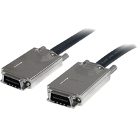 StarTech.com 2m Infiniband External SAS Cable - SFF-8470 SAS to SFF-8470 SAS - Black