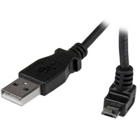 StarTech.com 2m Micro USB Cable - A to Up Angle Micro B, 1x Type A Male, 1x Type B Male Micro USB