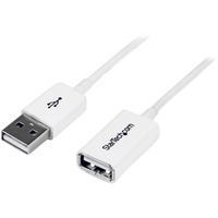 StarTech.com 1m White USB 2.0 Extension Cable A to A - M/F - Extension Cable - White