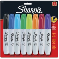 Sharpie Permanent Marker 5.3mm Chisel Tip Assorted Fashion 8/Pack 1927322