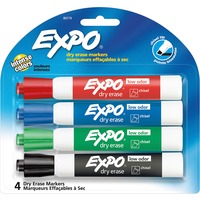 12 Pack Pack  Basics Low-Odor Chisel Tip Dry Erase Markers Black New