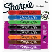  Sharpie 22480PP Flip Chart Markers, Bullet Tip, Assorted  Colors Pack of 3 : Office Products