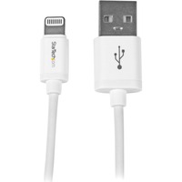 StarTech.com 0.3m (11in) Short White Apple 8-pin Lightning Connector to USB Cable for iPhone / iPod / iPad