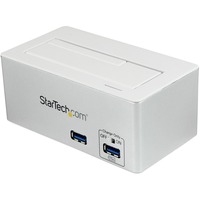 StarTech.com USB 3.0 SATA Hard Drive Docking Station SSD / HDD with integrated Fast Charge USB Hub