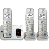 Panasonic Link2Cell KX TGE263S DECT 60 190 GHz Cordless Phone Silv PANKXTGE263S