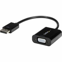 StarTech.com DisplayPort 1.2 to VGA Adapter Converter DP to VGA 1920x1200  - 1 x HD-15 Female VGA - Black