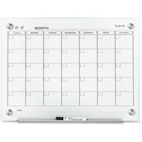 Quartet Infinity Glass Glass Dry-Erase Calendar Board - The Office Point