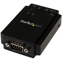 StarTech.com 1 Port RS-232 Serial to IP Ethernet Device Server - DIN Rail Mountable - 1 x Network RJ-45 - 1 x Serial Port - Fast Ethernet - Rail-mountable