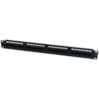 StarTech.com 24 Port 1U Rackmount Cat 6 110 Patch Panel - 24 x RJ-45 - 24 x RJ-11 - 1U High - Rack-mountable