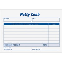 Adams Petty Cash Receipt Pad ABF9672ABF