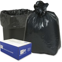 Berry Handi-Bag Wastebasket Bags - Medium Size - 30 gal Capacity - 29 Width  x 36 Length - 0.70 mil (18 Micron) Thickness - Black - Hexene Resin -  6/Carton - 60 Per Box - Home, Office - Filo CleanTech
