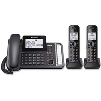 Panasonic Link2Cell KX TG9582B DECT 60 Cordless Phone Black PANKXTG9582B