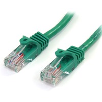 StarTech.com 1m Green Cat5e Snagless RJ45 UTP Patch Cable - 1m Patch Cord - 1 x RJ-45 Male Network