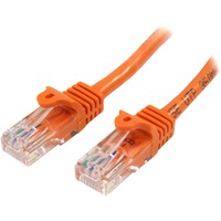 StarTech.com 3 m Orange Cat5e Snagless RJ45 UTP Patch Cable - 3m Patch Cord - 1 x RJ-45 Male Network                                                                 