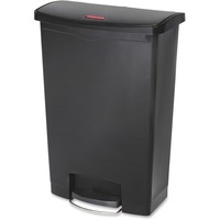 Safco 30-Gallons Steel Commercial Touchless Kitchen Trash Can with