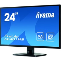 iiyama ProLite X2481HS-B1 24" Full HD LED LCD Monitor - 16:9 - Black