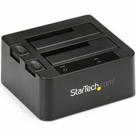 StarTech.com USB 3.1 (10Gbps) Dual-Bay Dock for 2.5"/3.5" SATA SSD/HDDs with UASP - 2 x Total Bay