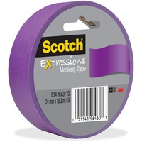 Scotch Expressions Decorative Masking Tape 1 x 20 Yd. Purple - Office Depot