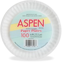 AJM Packaging Coated Paper Plates AJMCP6OAWH