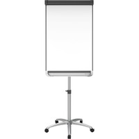 Quartet Prestige 2 Mobile Presentation Easel - 24 (2 ft) Width x 36 (3 ft)  Height - White Painted Steel Surface - Graphite Aluminum Frame - Vertical -  1 Each - Filo CleanTech