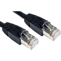 Cables Direct 15 m Category 6 Network Cable for Network Device - First End: 1 x RJ-45 Male Network - Second End: 1 x RJ-45 Male Network - Shielding - Black