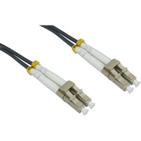 Cables Direct 30 m Fibre Optic Network Cable for Network Device - First End: 2 x LC Network - Male - Second End: 2 x LC Network - Male - 62.5/125 &micro;m - Grey