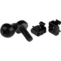 StarTech.com M6 x 12mm - M6 Mounting Screws And Cage Nuts 50 Pack