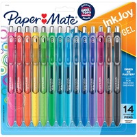 Paper Mate Flair Felt Tip Stick Porous Point Marker Pen, 0.7mm, Assorted  Ink/Barrel, 16/Pack (2027189)