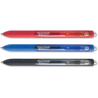 TUL GL Series Retractable Gel Pens, Fine Point, 0.5 mm, Silver Barrel,  Black Ink, Pack Of 12 Pens