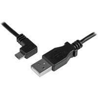 StarTech.com 2m 6 ft Left Angle Micro-USB Charge-and-Sync Cable M/M - USB 2.0 A to Micro-USB