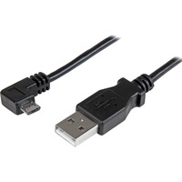 StarTech.com 2m 6 ft Right Angle Micro-USB Charge and Sync Cable M/M - USB 2.0 A to Micro USB