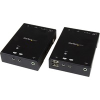 StarTech.com HDMI over CAT5 HDBaseT Extender with 4-port USB Hub, IR and Power over Cable - 90m (295 ft.)- Ultra HD 4K - 1 Input Device - 1 Output Device - 100.58 m