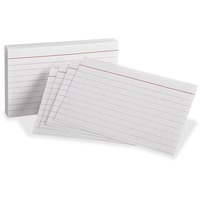 Oxford Blank Index Cards - Plain - 3 x 5 - White Paper - 300 / Pack